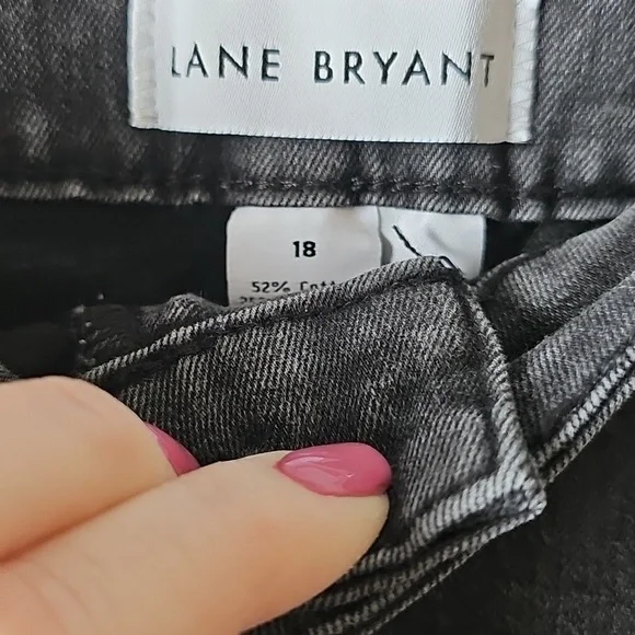 Lane Bryant highrise skinny gray Jeans sz 18 WJ164 - Picture 4 of 8